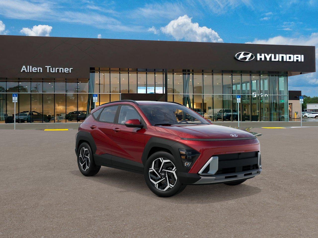 New 2027 Ultimate Red Metallic Hyundai SEL Premium FWD image 2