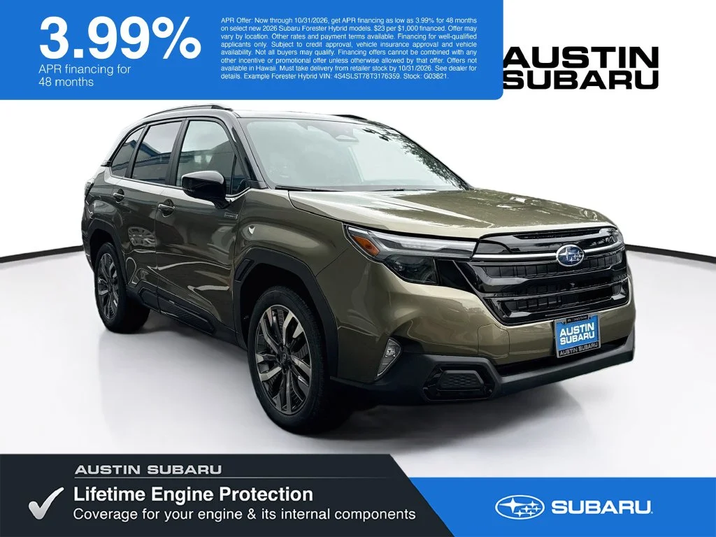 New 2026 Green Subaru Touring Hybrid image 1
