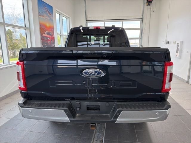 Used 2021 Antimatter Blue Metallic Ford Lariat image 5