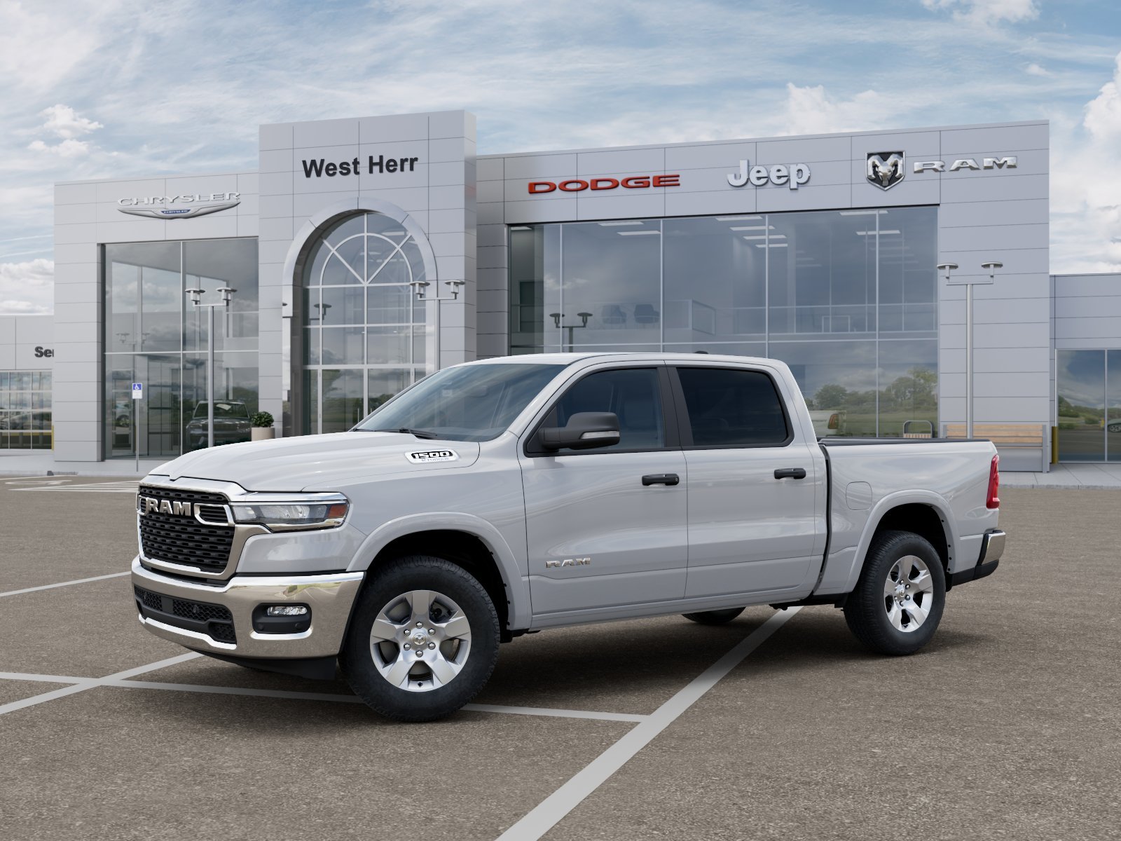 New 2026 Bright White Clearcoat RAM RAM 1500 BIG HORN CREW CAB 4X4 image 28