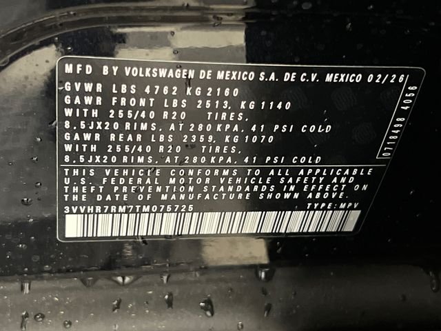 New 2026 Black Volkswagen 2.0T SE R-Line Black image 22