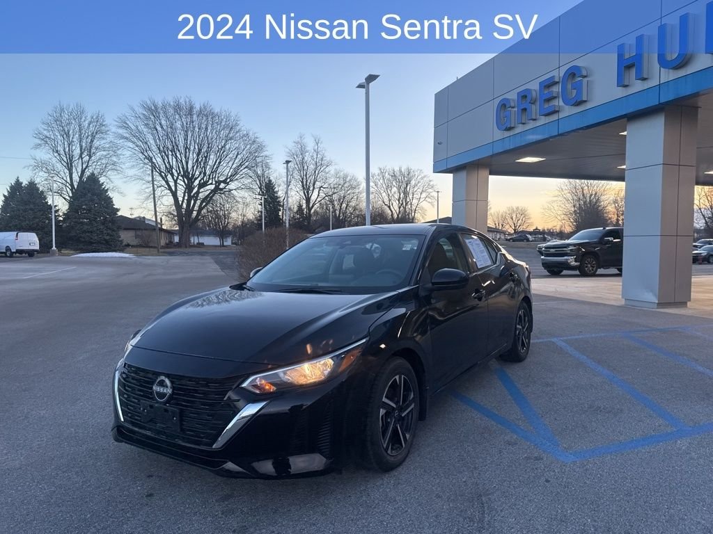 Used 2024 Nissan Sentra SV with VIN 3N1AB8CV9RY360183 for sale in Mooresville, IN