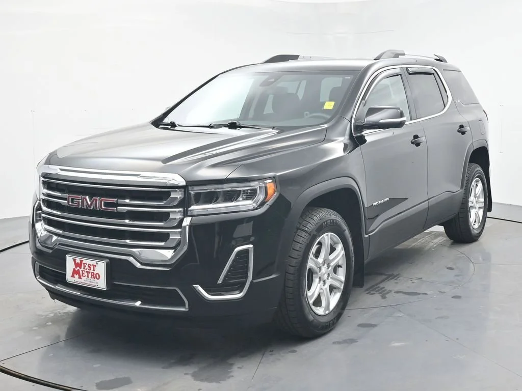 Used 2023 GMC Acadia SLE with VIN 1GKKNRL41PZ232419 for sale in Monticello, Minnesota