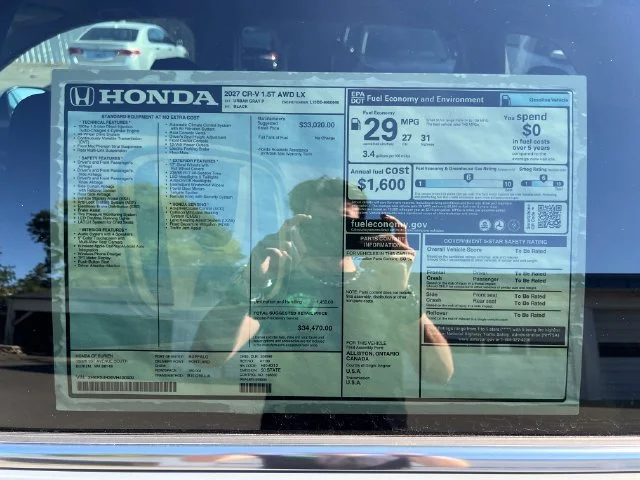 New 2027 Urban Gray Honda LX image 29