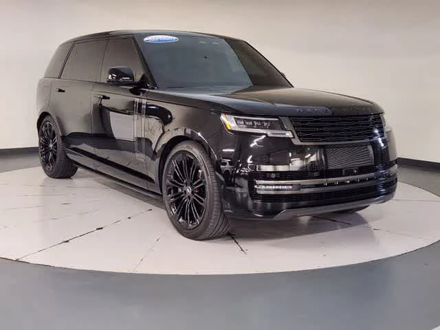 Used 2025 Santorini Black Metallic Land Rover Autobiography image 13