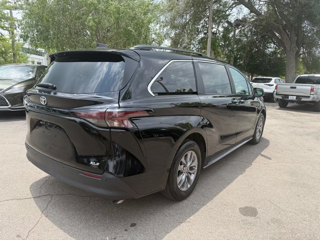 Used 2025 Midnight Black Metallic Toyota XLE image 6