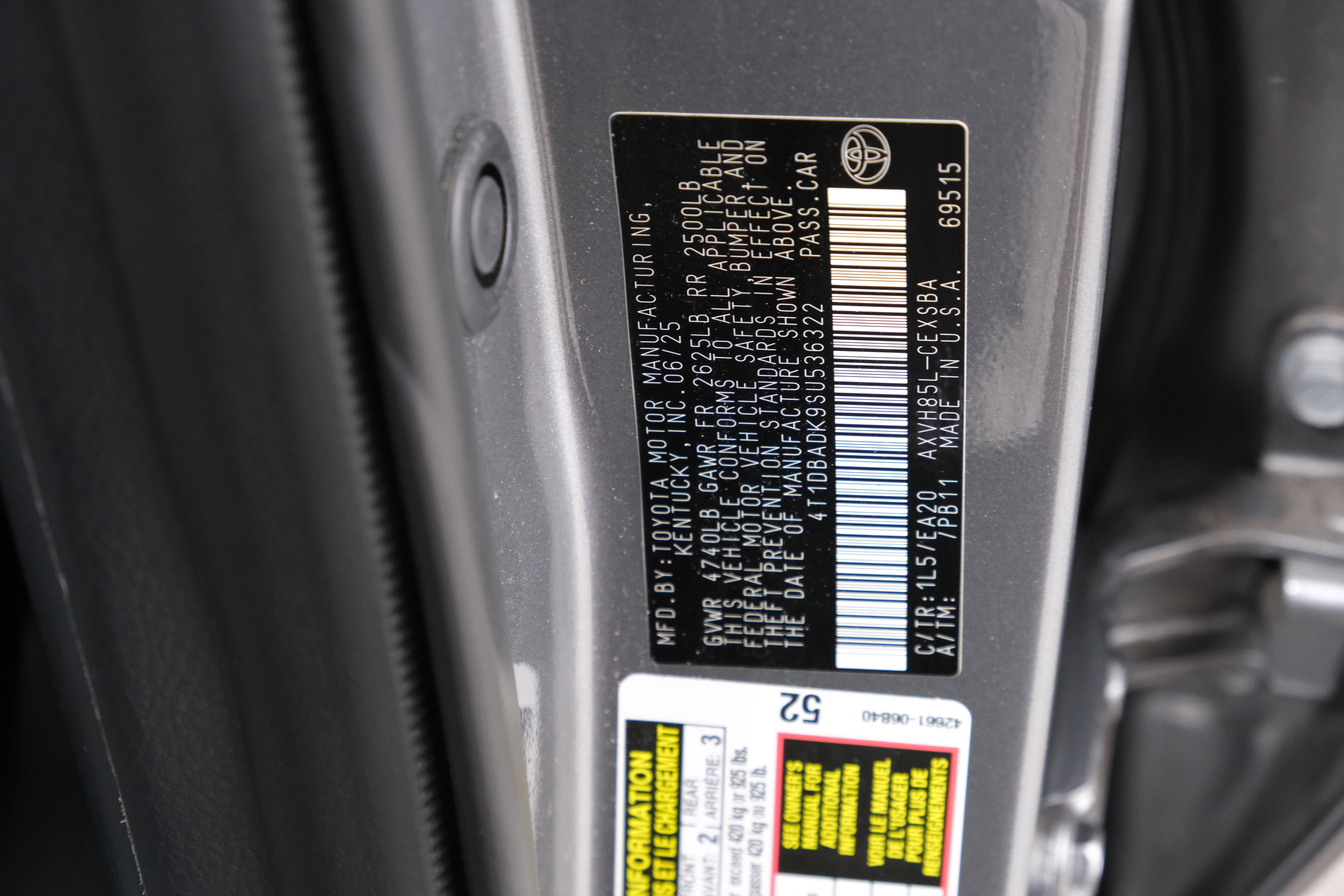 Certified Used 2025 Heavy Metal Toyota SE image 54