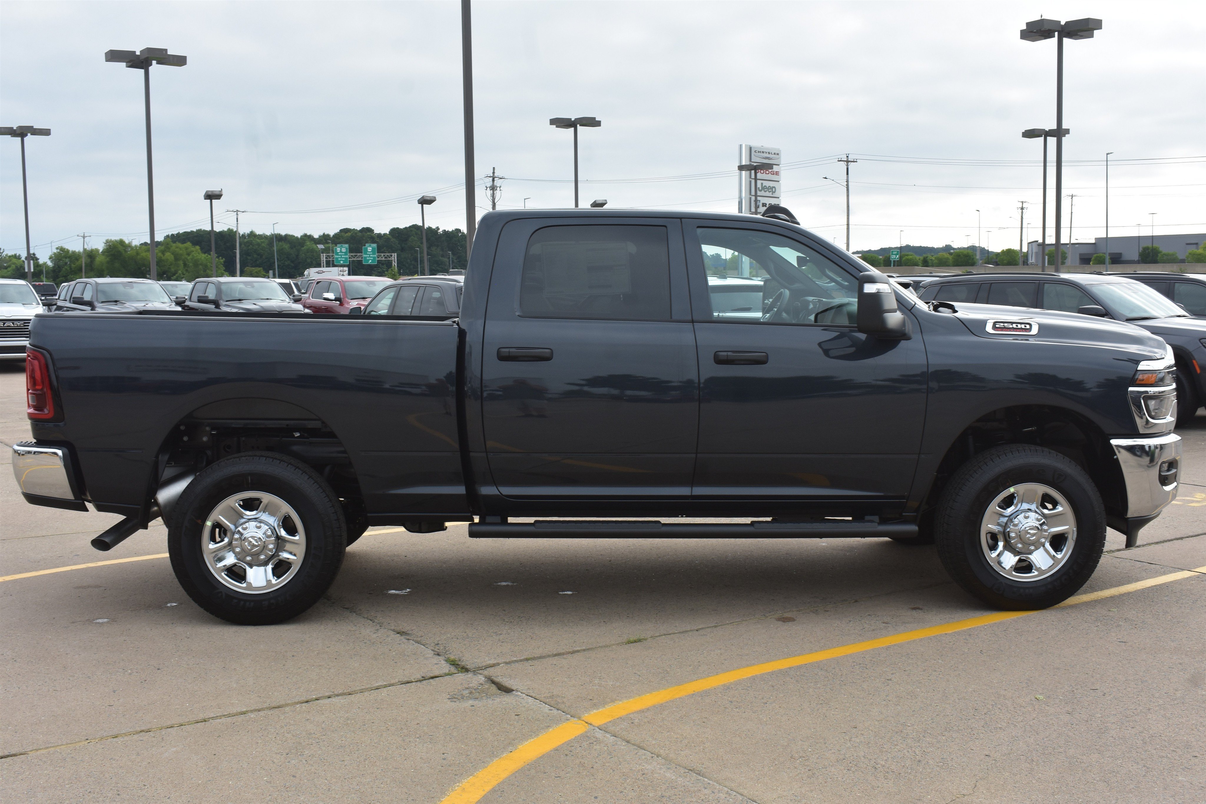 New 2026 Forged Blue Metallic Exterior Paint RAM Tradesman image 4