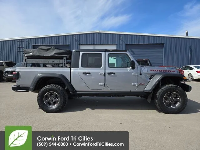 Used 2020 Billet Silver Metallic Clearcoat Jeep Rubicon image 12