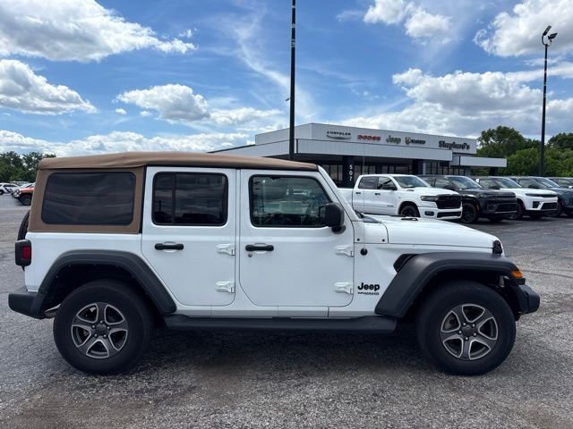 Used 2022 White Jeep Unlimited Sport S image 8