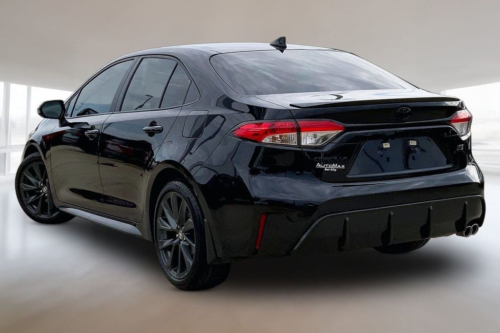 Used 2025 Midnight Black Metallic Toyota SE image 12