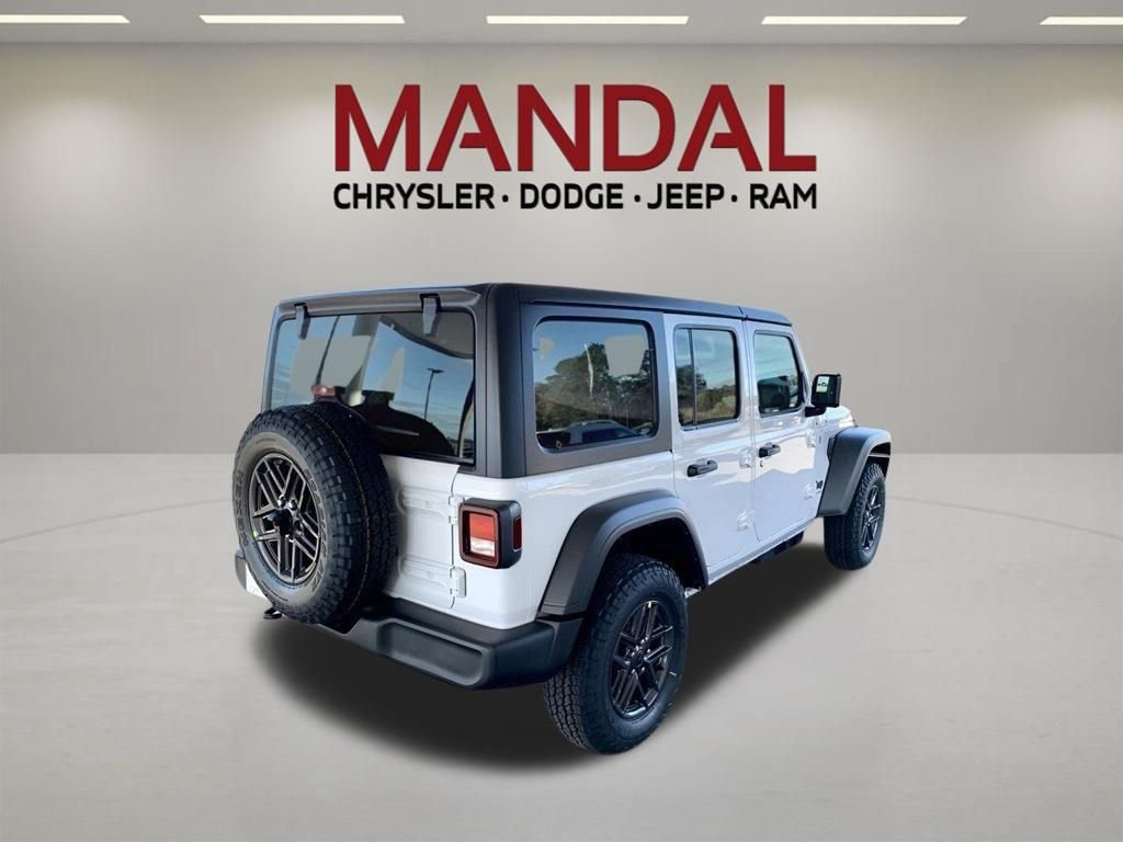 New 2026 Bright White Clear-Coat Exterior Paint Jeep Sport S image 6