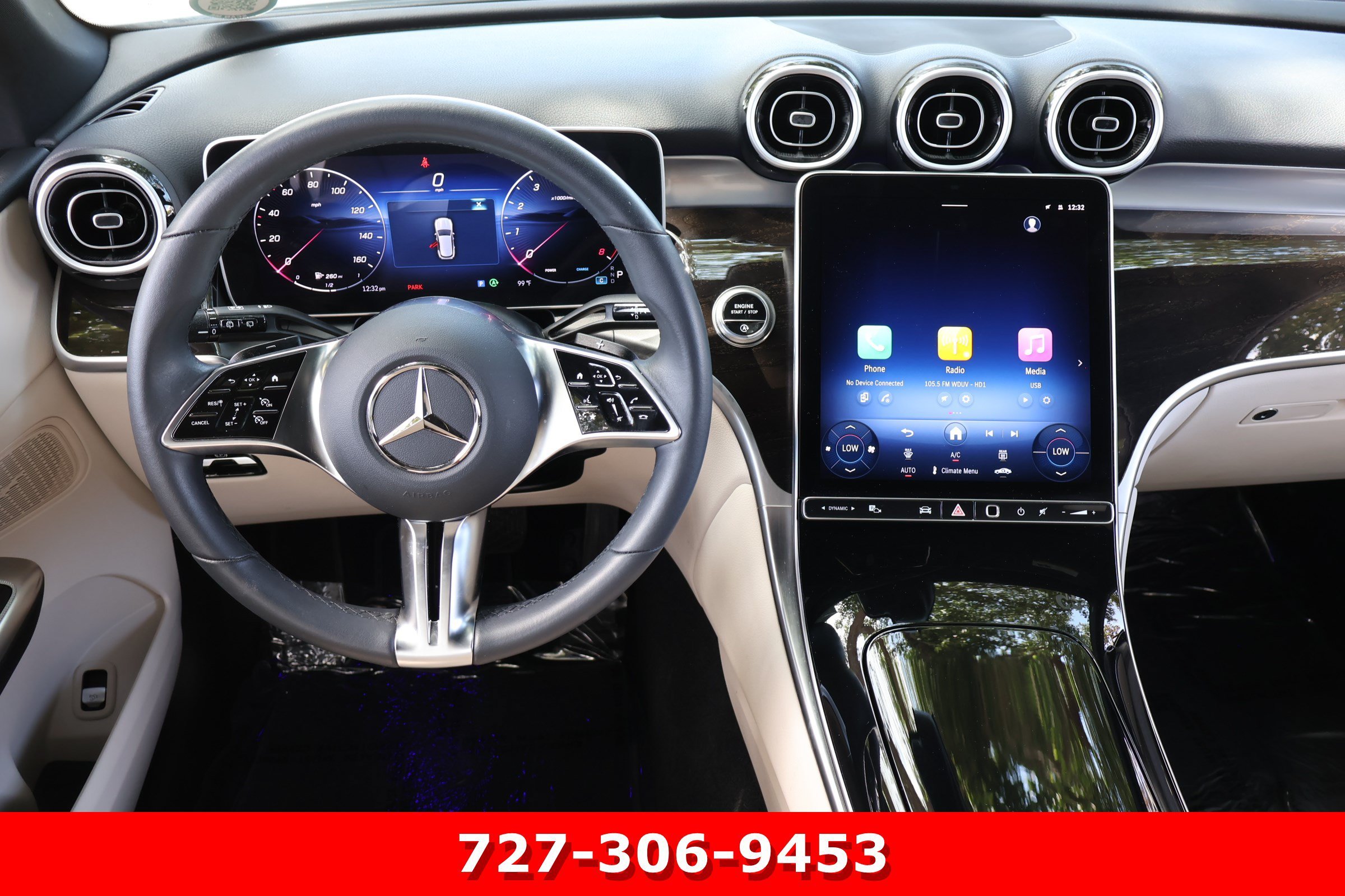Certified Used 2025 Polar White Mercedes-Benz GLC 300 image 19