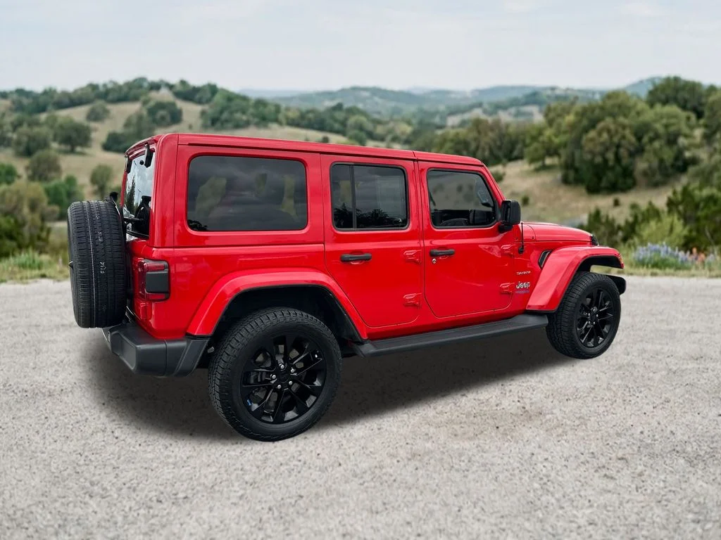 Used 2022 Red Jeep Unlimited Sahara 4xe image 10