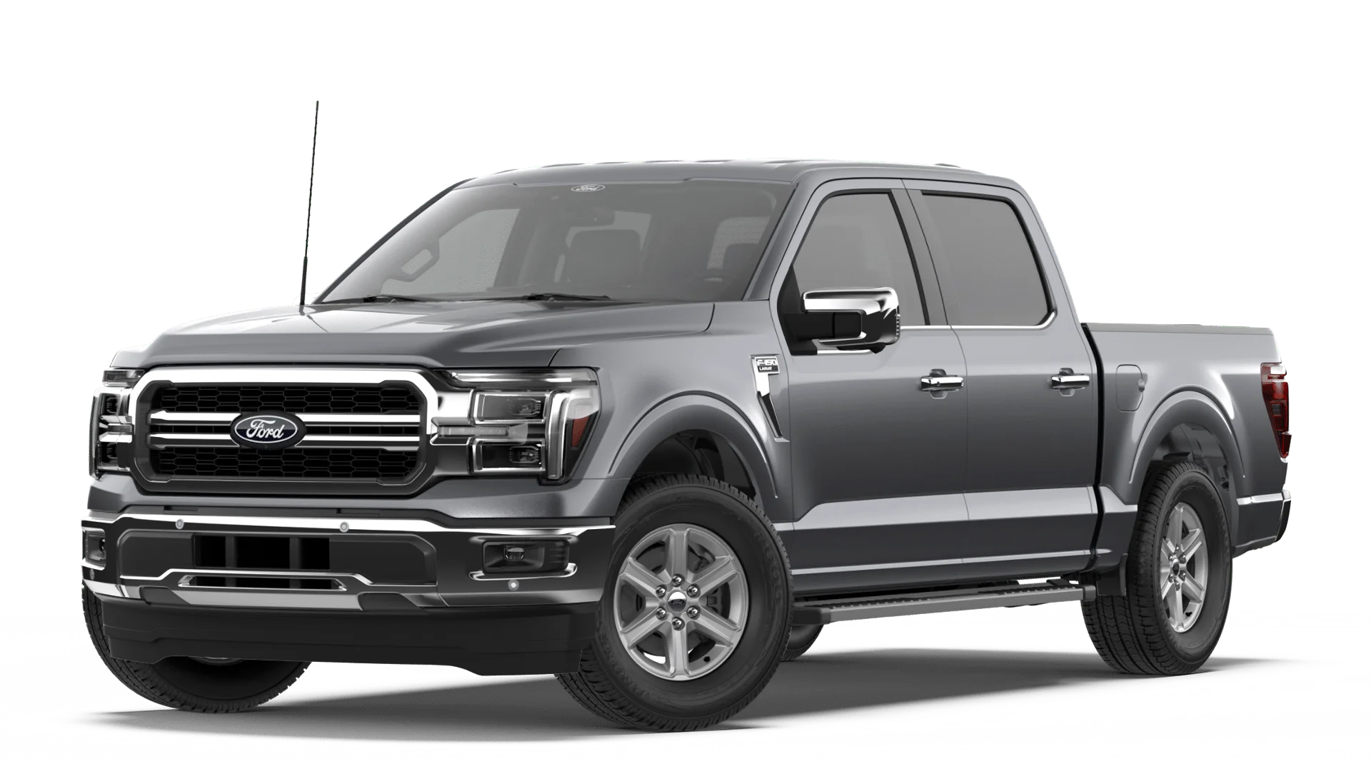 New 2026 Carbonized Gray Metallic Ford Lariat® image 1