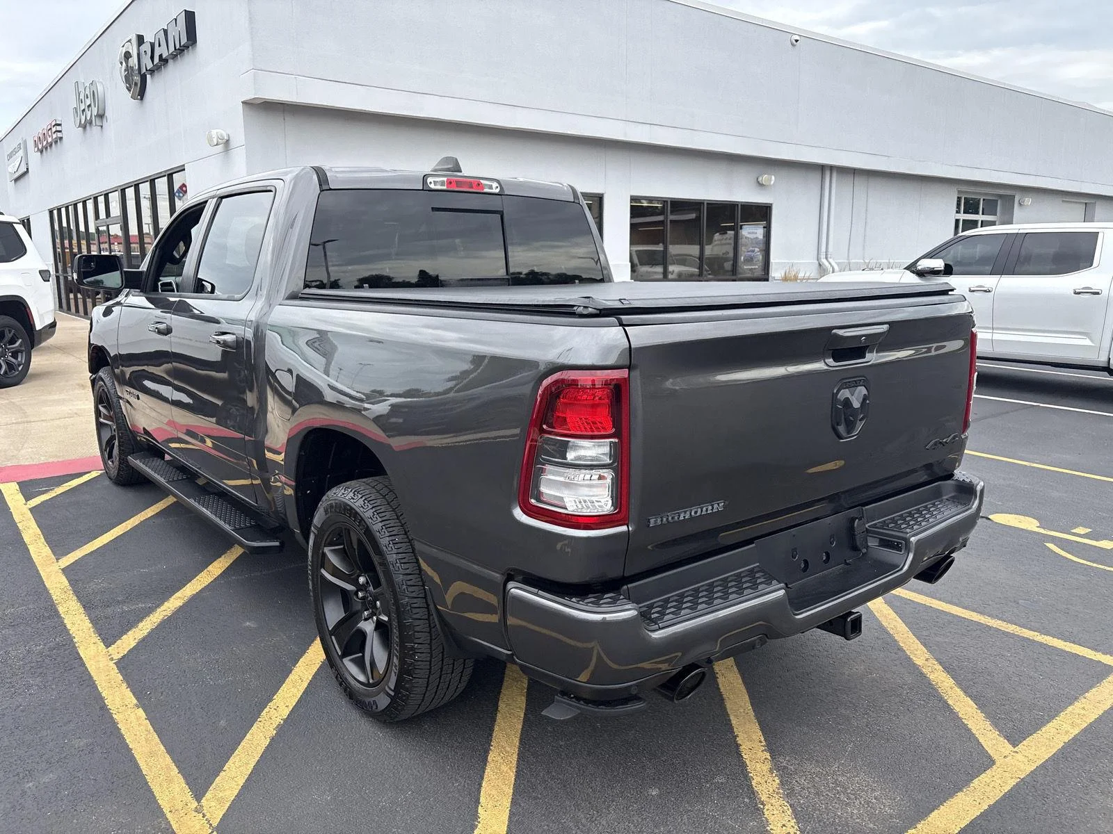Used 2021 Granite Crystal Metallic Clearcoat Ram Big Horn image 7