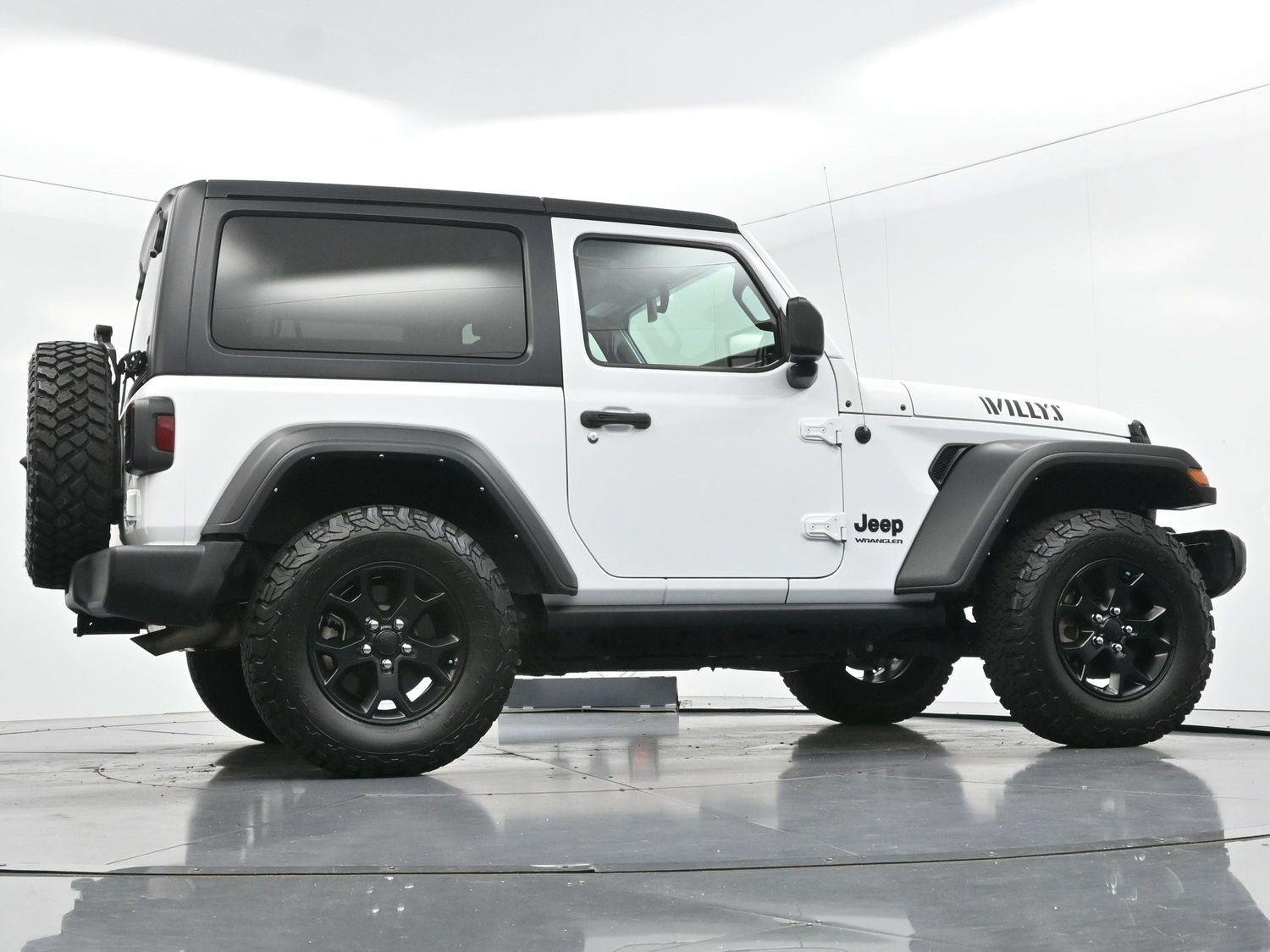 Used 2022 Bright White Clearcoat Jeep Willys image 48