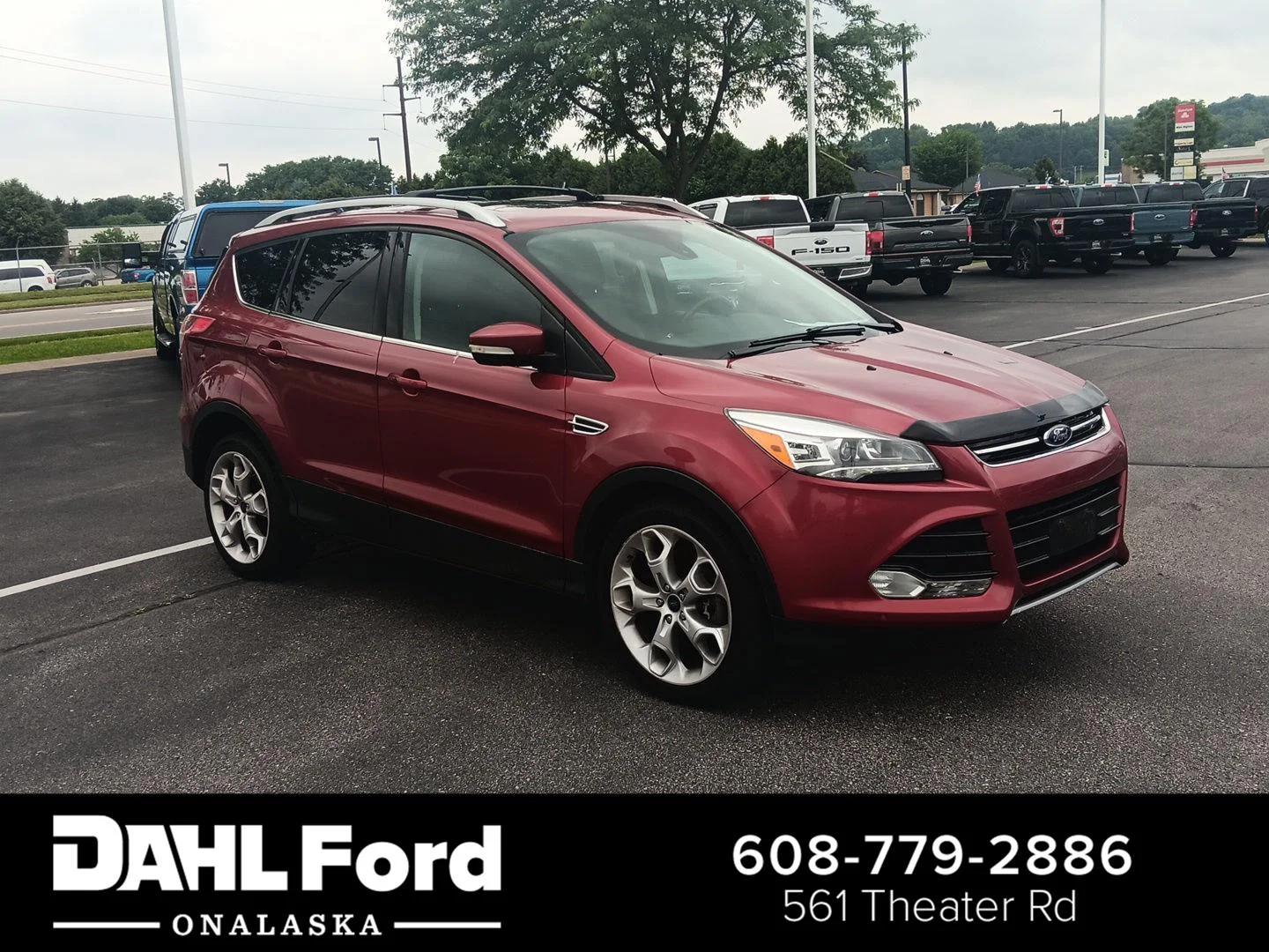 Used 2013 Ford Escape Titanium with VIN 1FMCU9J90DUD69616 for sale in Winona, Minnesota