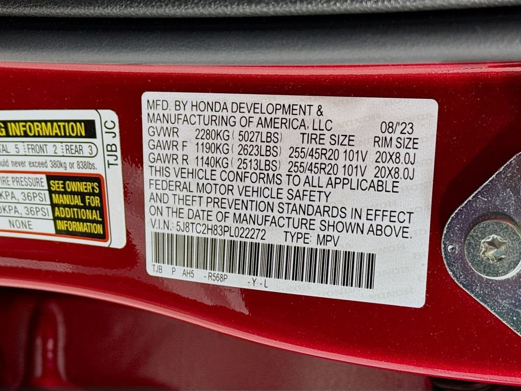 Used 2023 Red Acura A-Spec Advance Package image 33