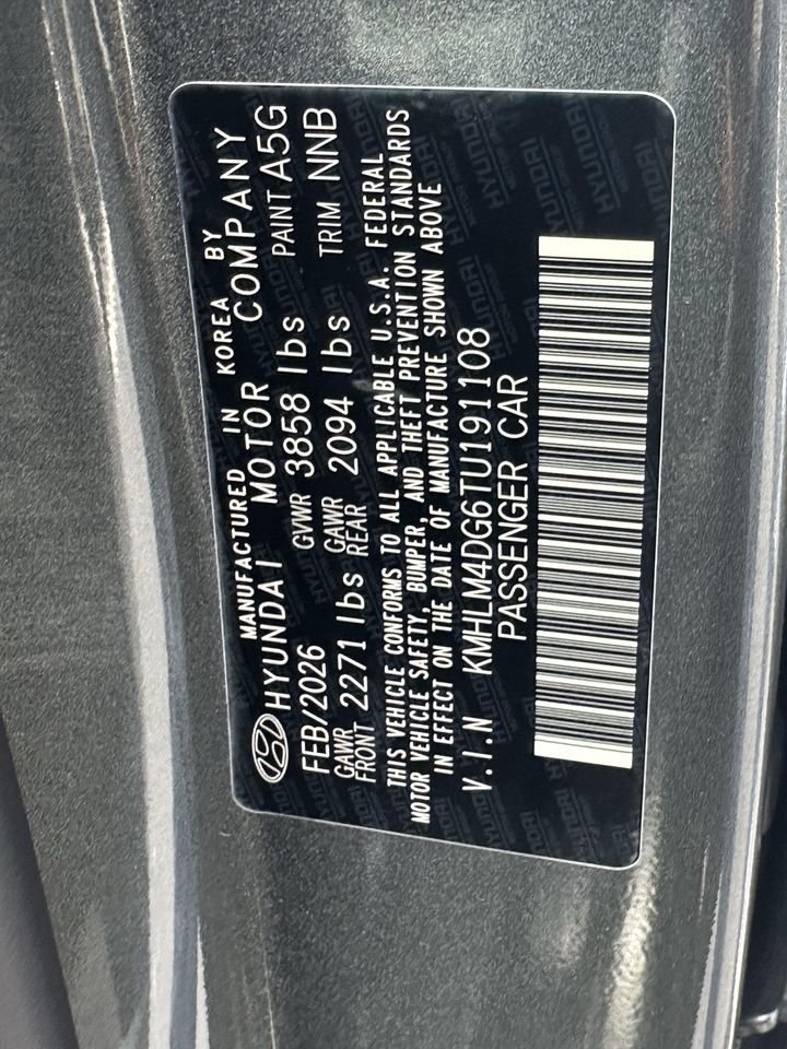 New 2026 Amazon Gray Hyundai SEL Sport image 30