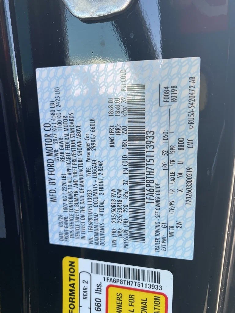 New 2026 Shadow Black Ford EcoBoost® Fastback image 34