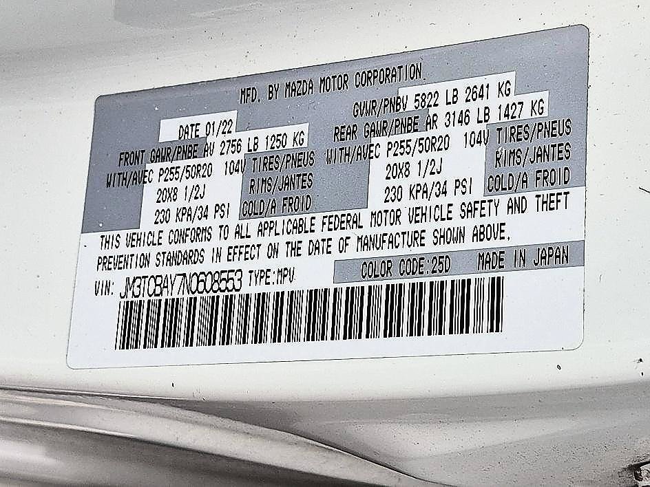 Used 2022 Snowflake White Pearl Mica Mazda Touring Plus image 38