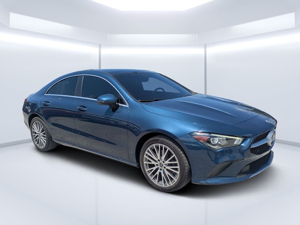 Used 2022 Blue Mercedes-Benz CLA 250 image 1