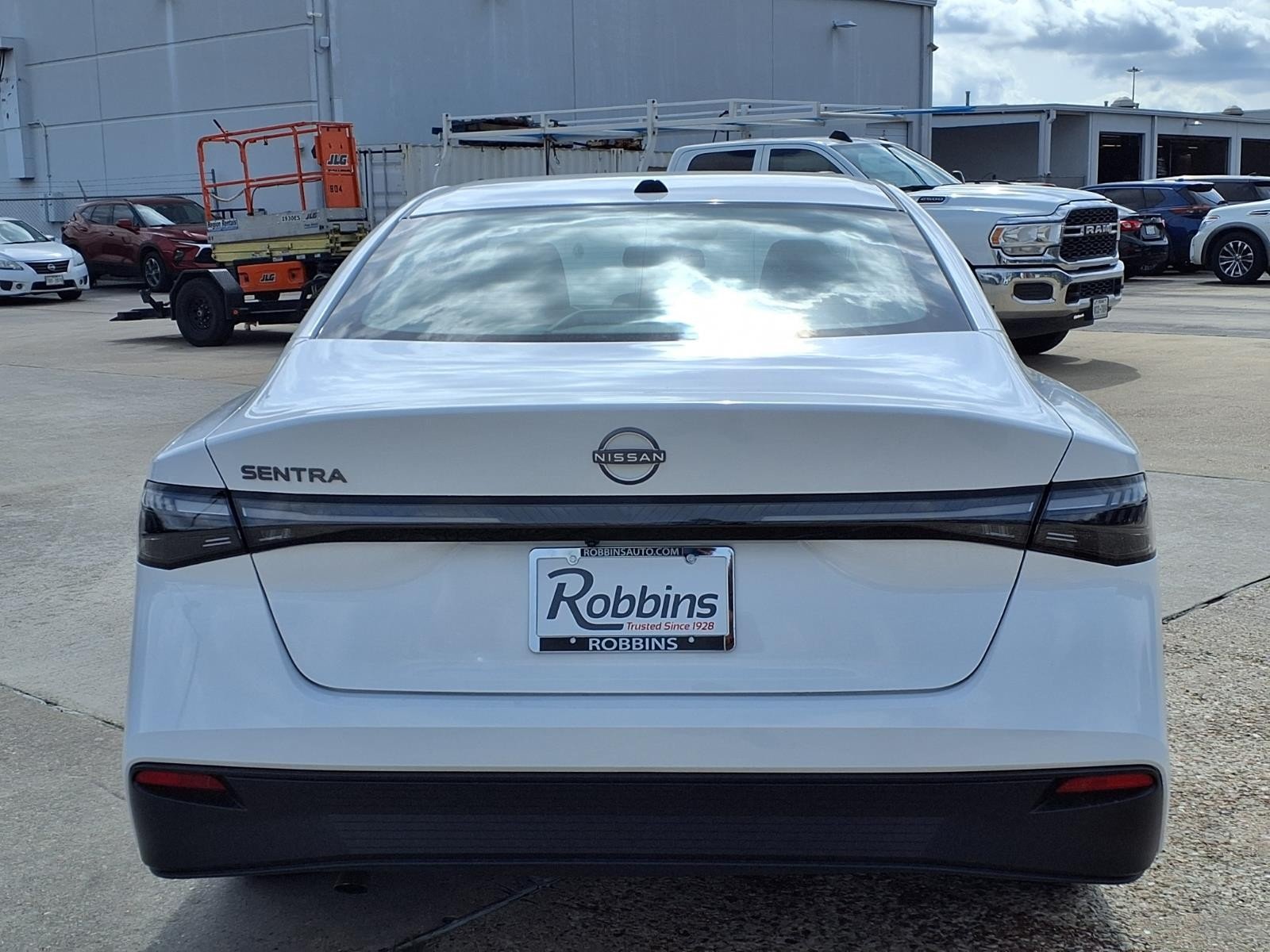 2026 Nissan Sentra SV White at Robbins Nissan