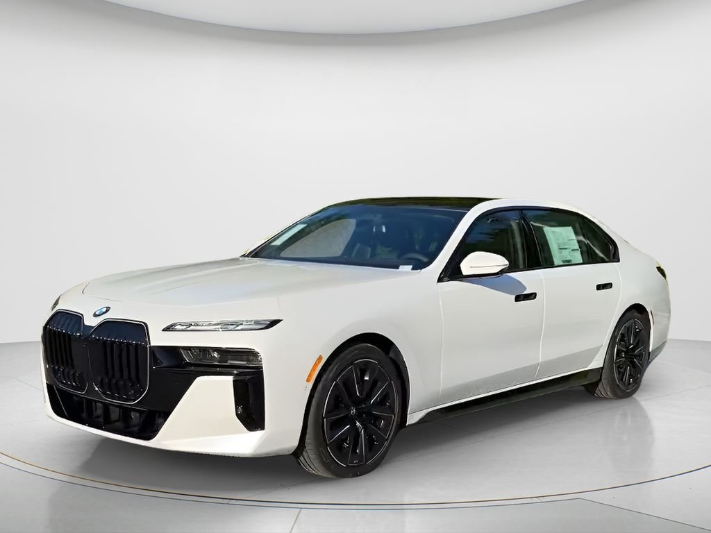 New 2026 Mineral White Metallic BMW 760i xDrive image 1