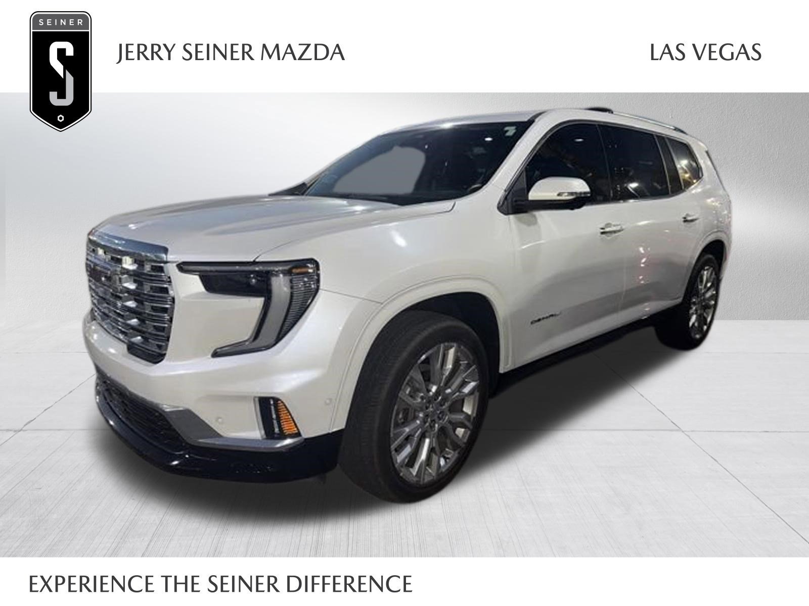 Used 2024 White Frost Tricoat GMC FWD Denali image 1