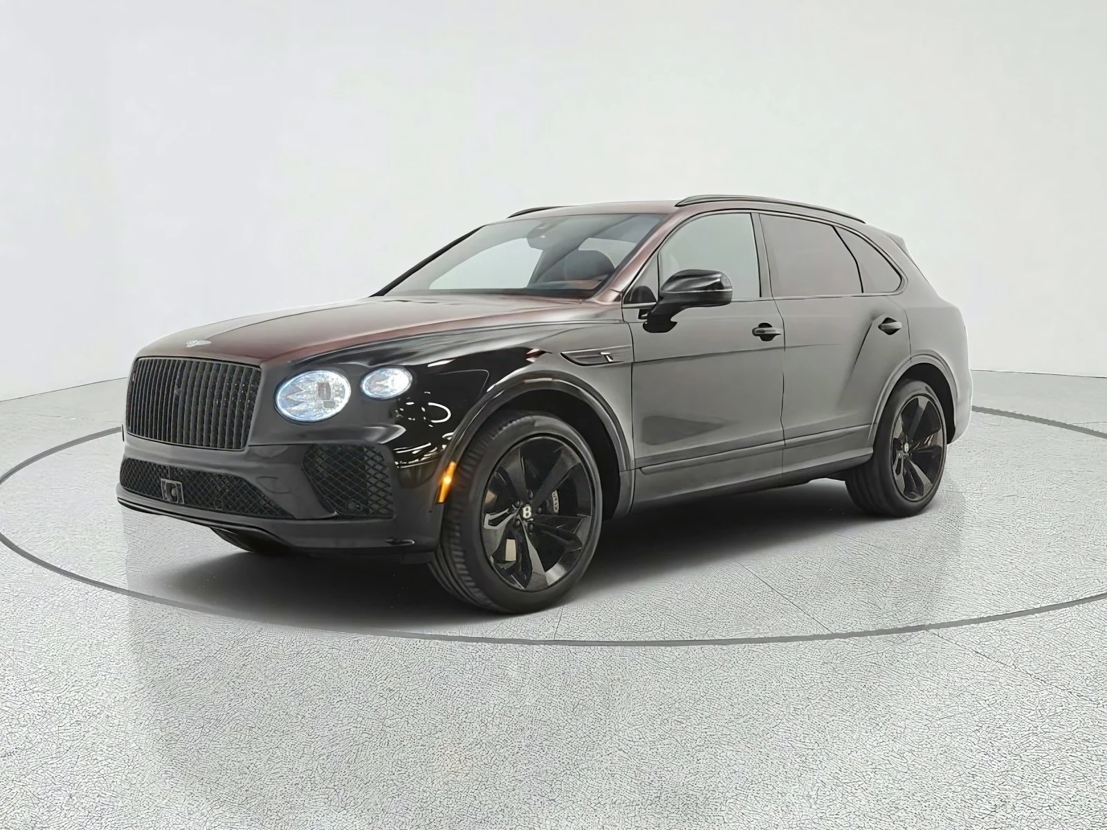 Used 2025 Black Crystal/Cricket Ball Bentley Azure AWD image 1