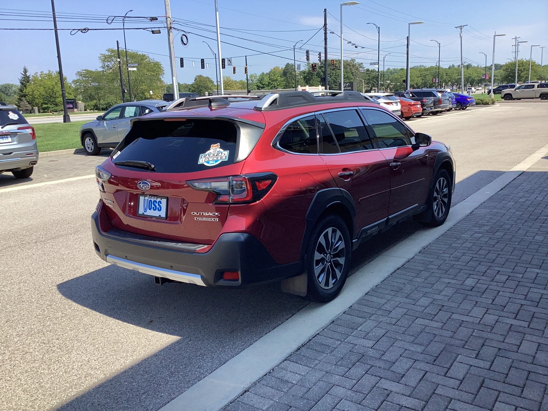 Used 2023 Crimson Red Pearl Subaru Touring XT image 4