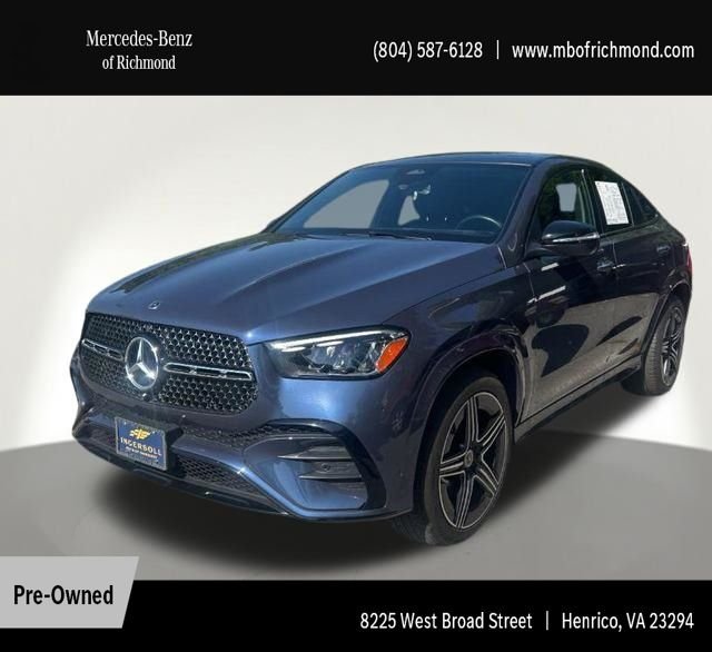 Certified Used 2025 Blue Mercedes-Benz GLE 450 image 2