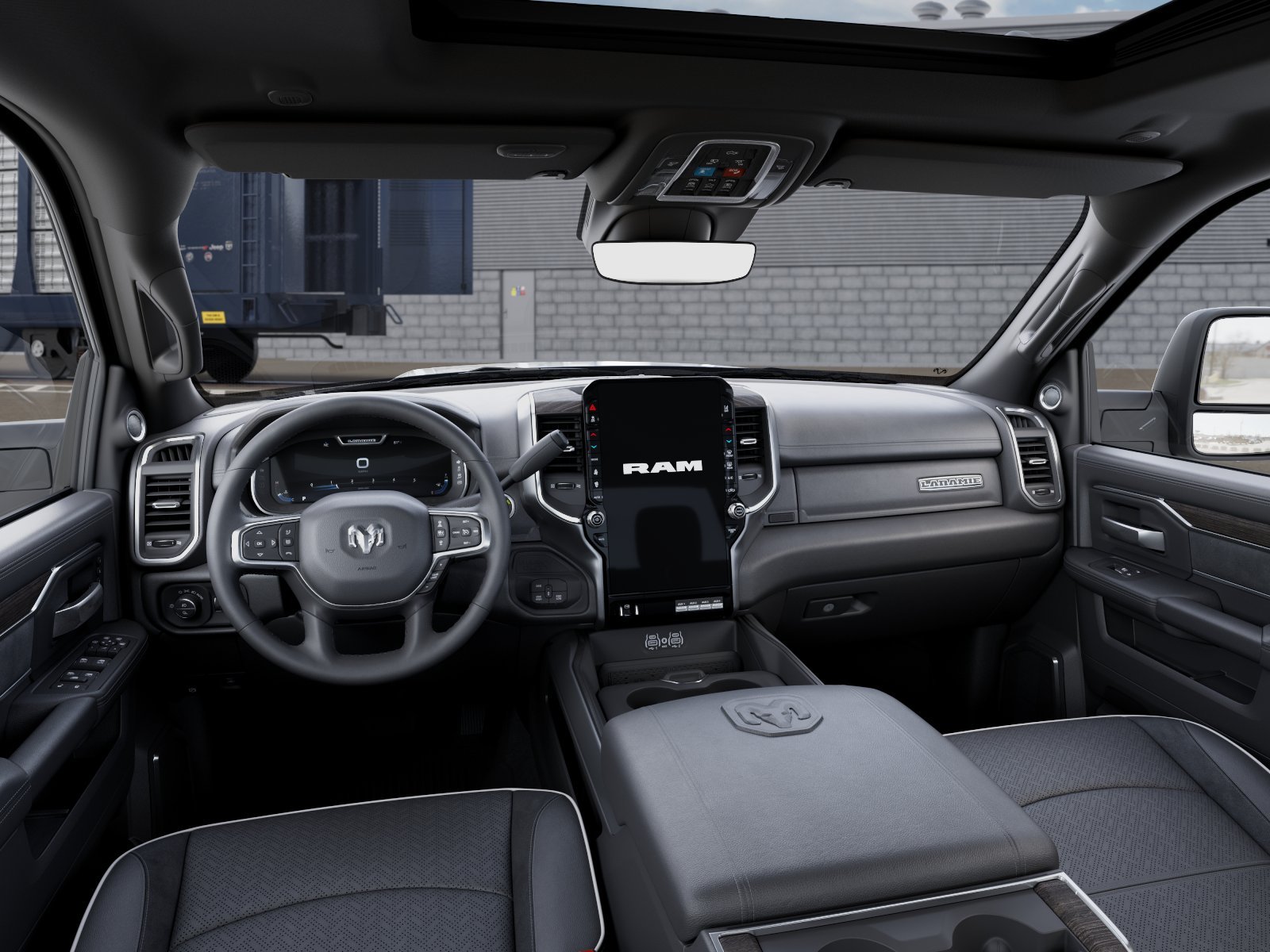 New 2027 Forged Blue Metallic Exterior Paint RAM Laramie image 8