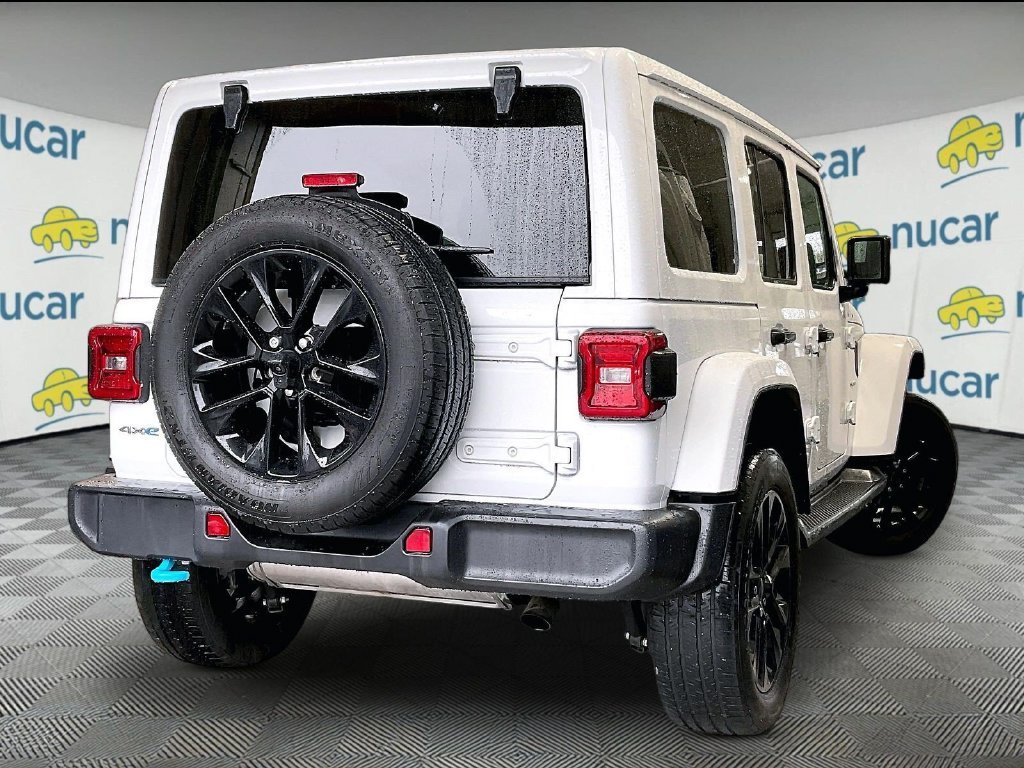 Used 2024 White Jeep Sahara 4xe image 6