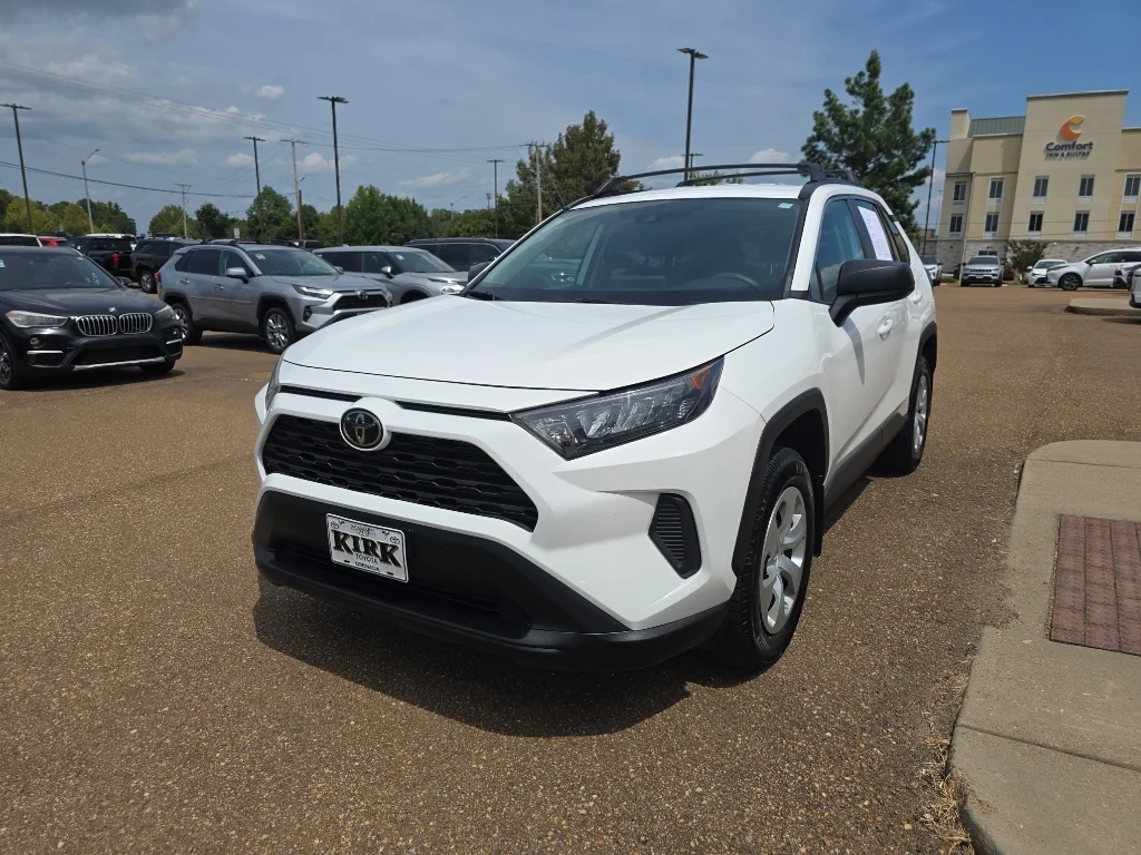 Used 2021 Super White Toyota LE image 2