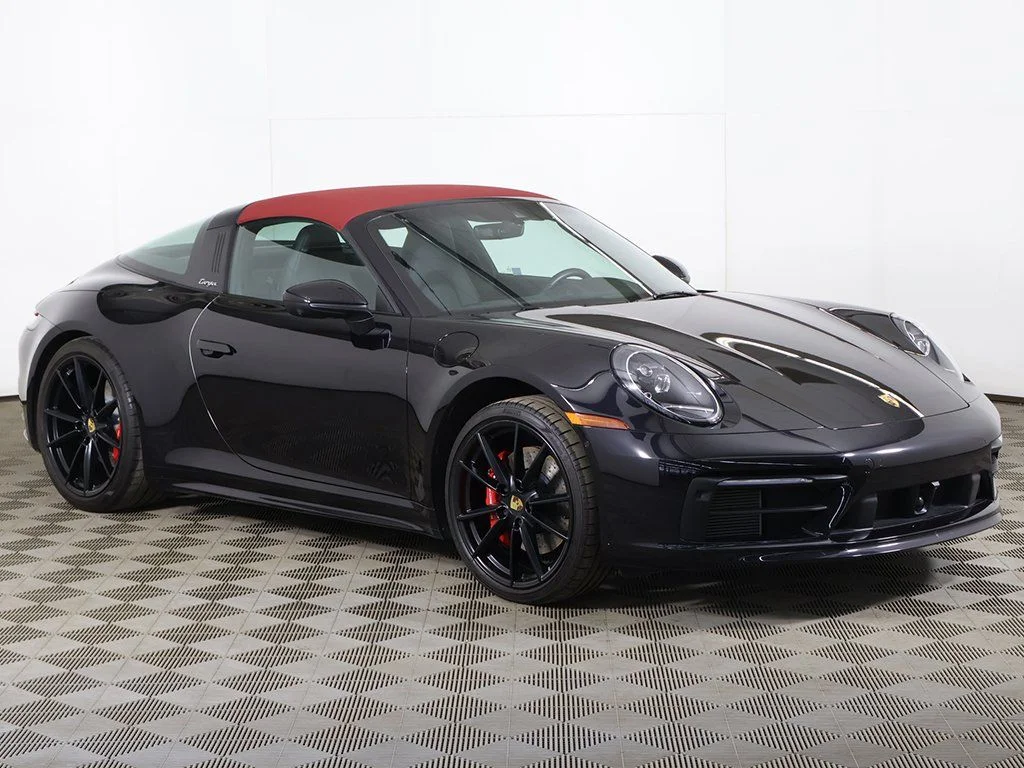 Used 2022 Black Porsche Targa 4S image 2