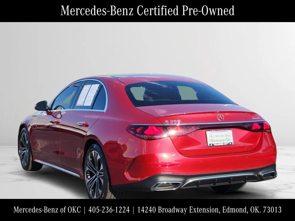 Certified Used 2025 MANUFAKTUR Patagonia Red Mercedes-Benz E 350 image 6