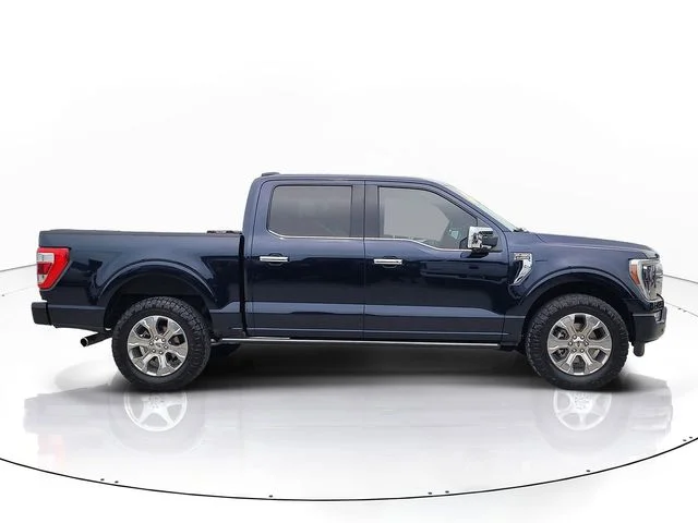 Used 2022 Blue Ford Platinum image 4