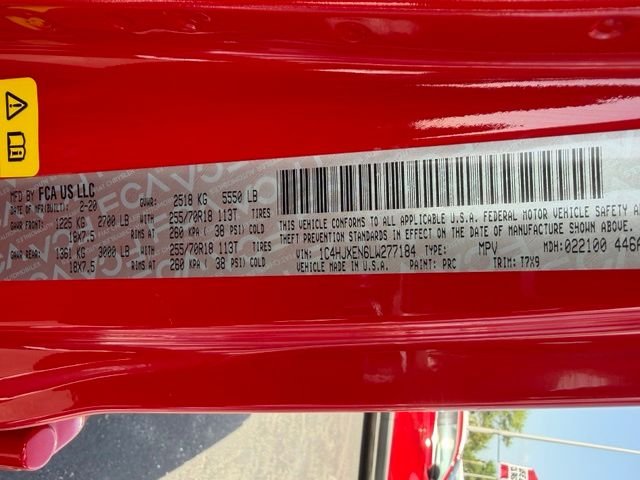 Certified Used 2020 Firecracker Red Clearcoat Jeep Unlimited Sahara image 48