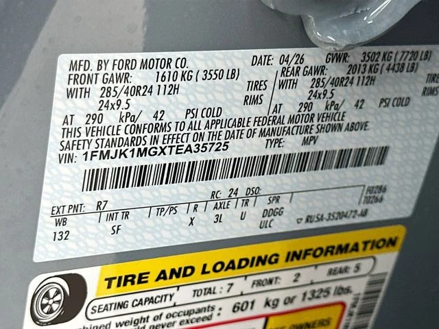 New 2026 Gray Metallic Ford Platinum image 20