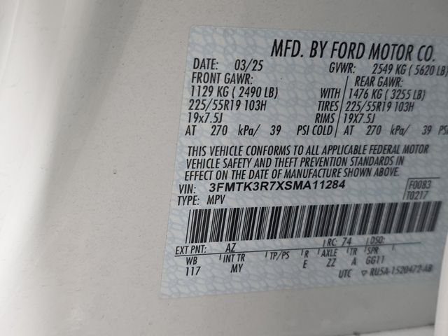 Used 2025 White Metallic Ford Premium image 10