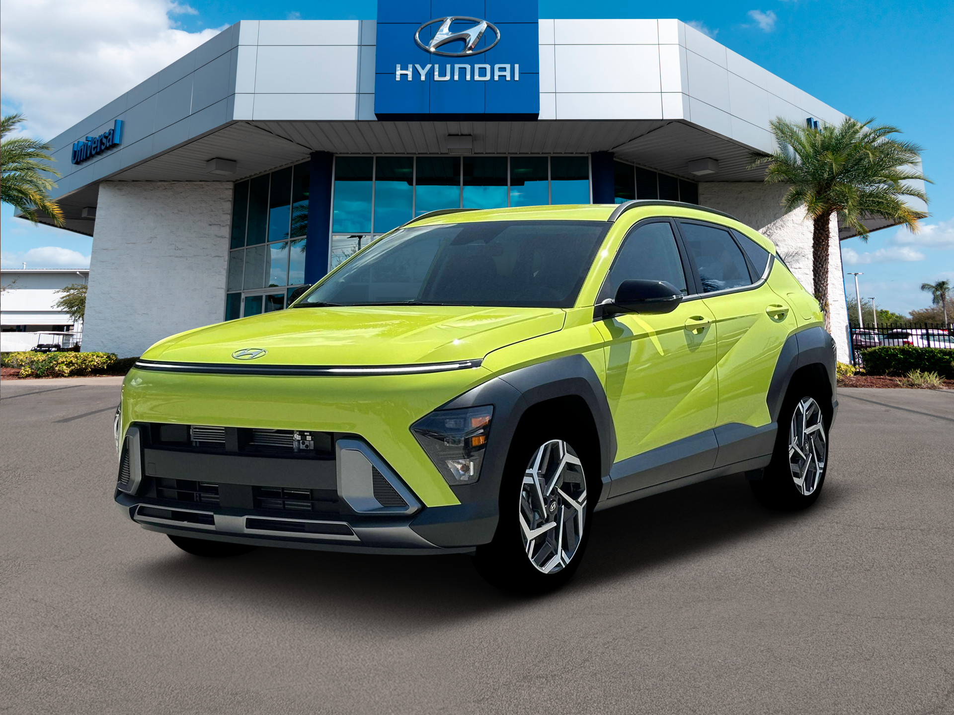 New 2026 Yellow Hyundai SEL Premium FWD image 1