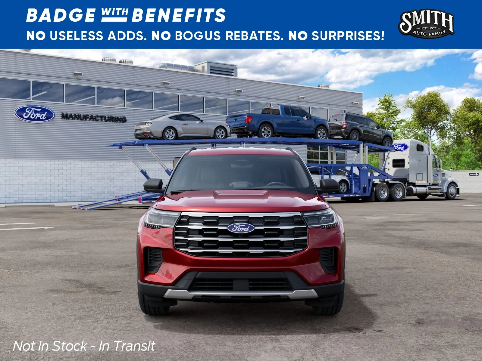 New 2027 Ruby Red Metallic Tinted Clearcoat Ford Active image 4