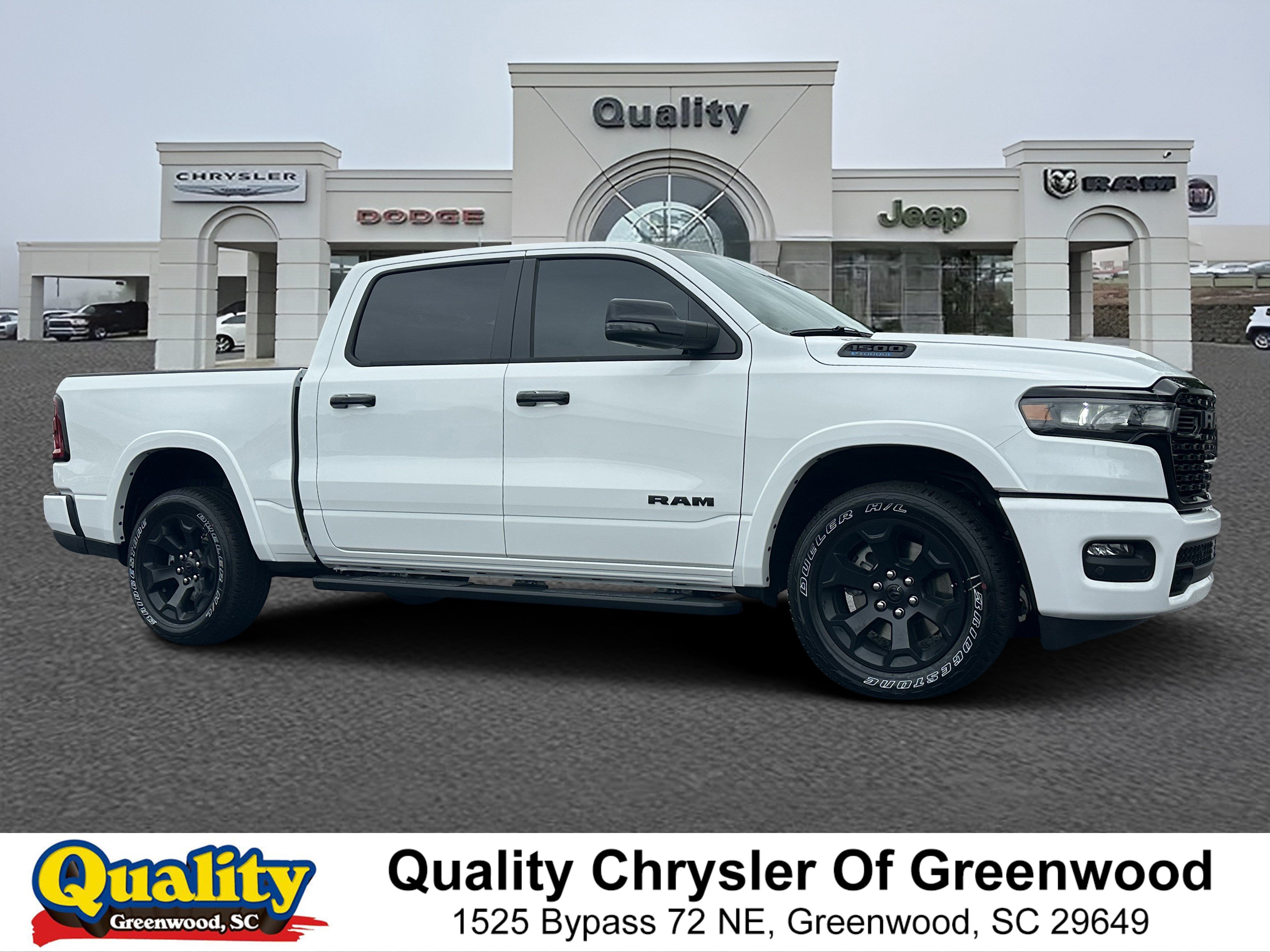 New 2026 Bright White Clear-Coat Exterior Paint RAM Big Horn image 1