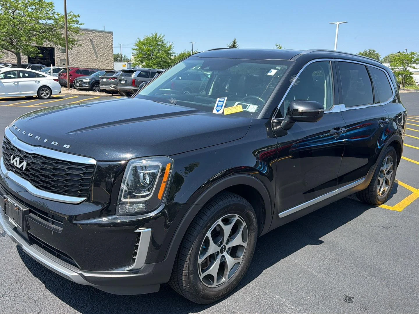 Used 2022 Ebony Black Kia EX image 3