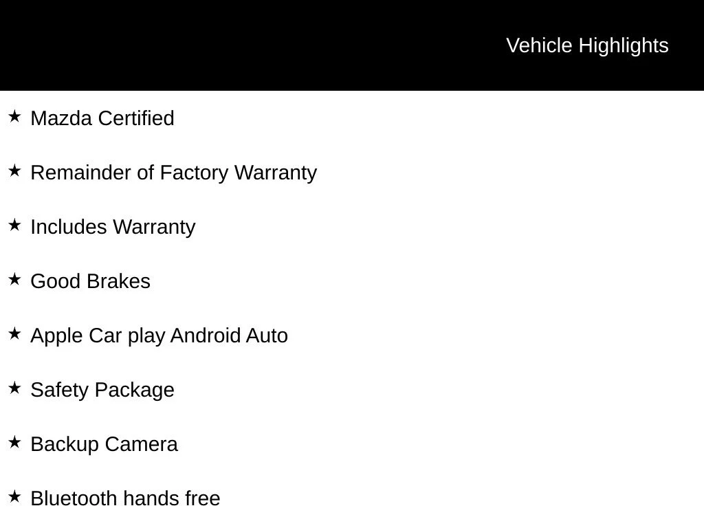 Certified Used 2025 Jet Black Mica Mazda 2.5 S Preferred Package image 6