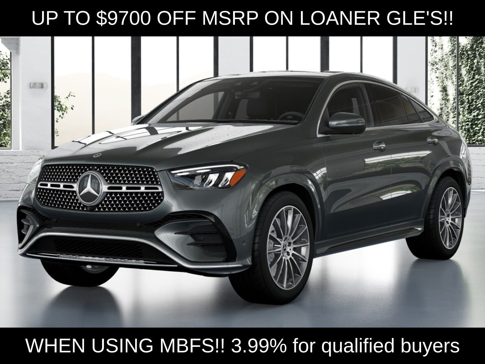 Certified Used 2026 Gray Mercedes-Benz GLE 450 Coupe image 1