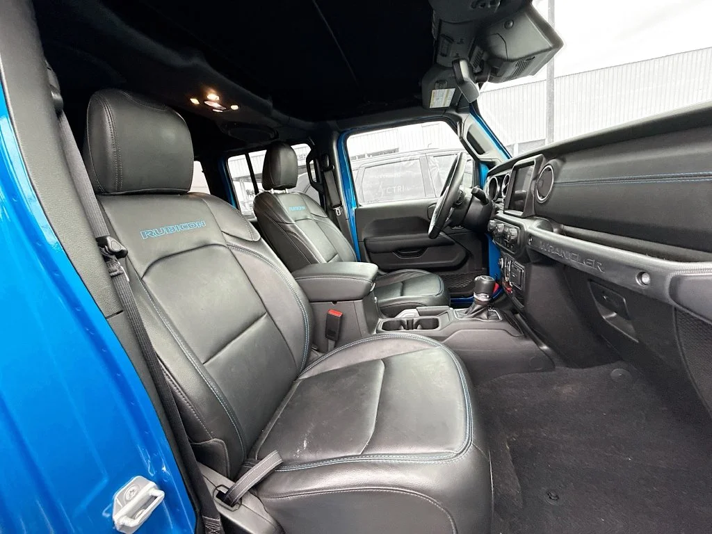 Used 2022 Blue Jeep Unlimited Rubicon 4xe image 28