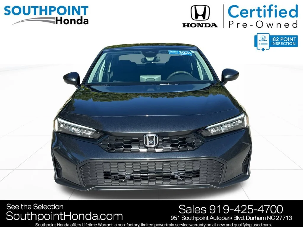 Certified Used 2026 Meteorite Gray Metallic Honda 2WD LX image 38